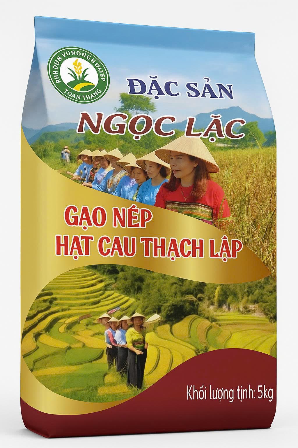 Gạo nếp hạt cau Thạch Lập 5kg